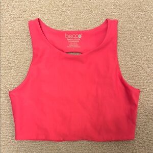 Becca Women's Pink Sports Bra Large